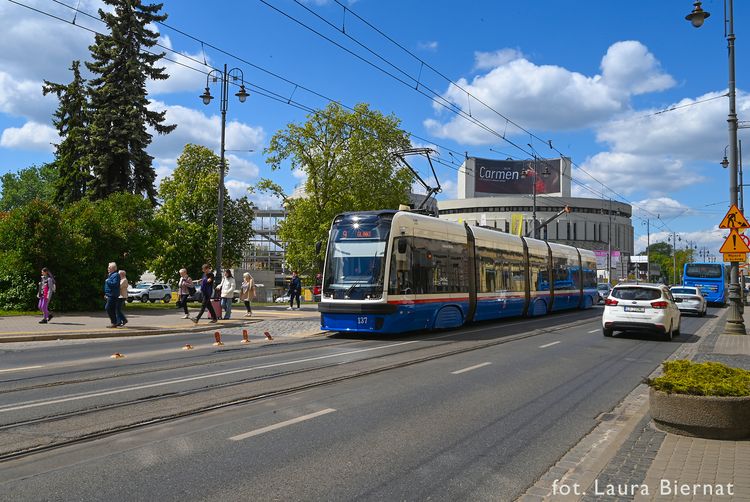 Tramwaje szybciej przejadą ul. F. Focha