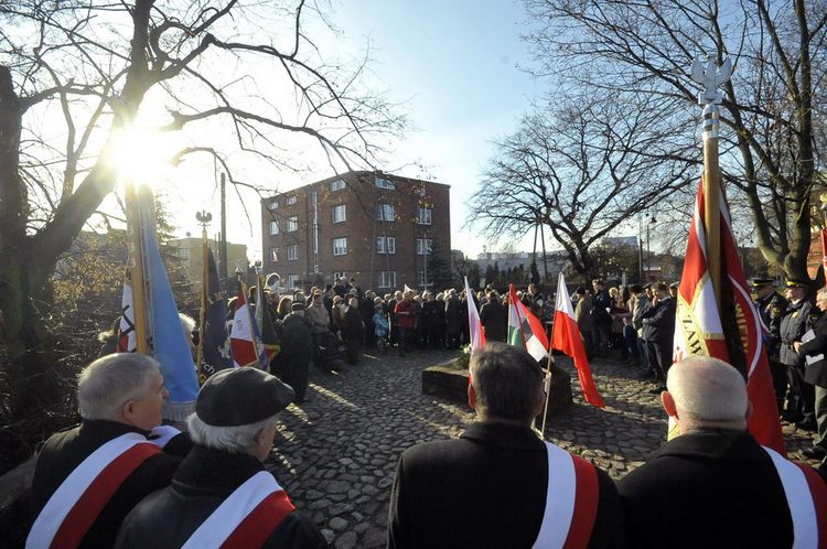 Uroczystości na Skwerze 18 Listopada 1956 r.