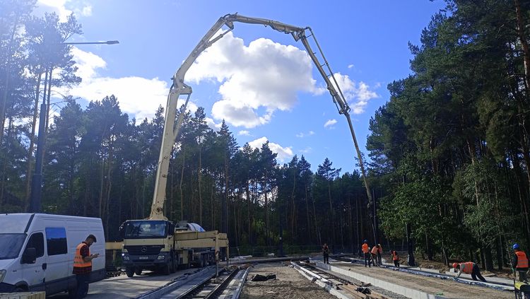 Rozbudowa pętli Las Gdański. Montaż i zabudowa torów. Raport nr 7