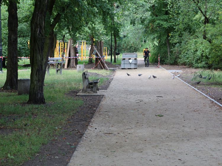 Estetyczne alejki na placu Chełmińskim