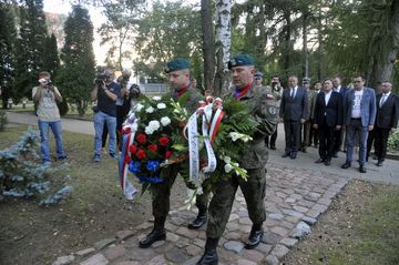 Uroczystość na Cmentarzu Bohaterów